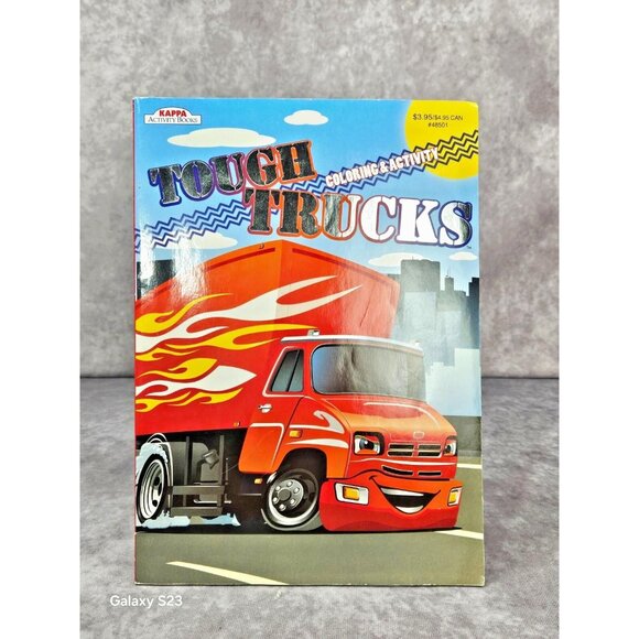 Tough Trucks Coloring and Activity Books Kids Childeren Art & Craft - Picture 1 of 10